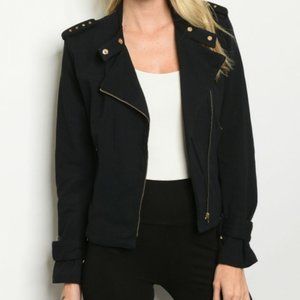 ➖SALE➖LAST 2 RAGE MOTO JACKET IN BLACK